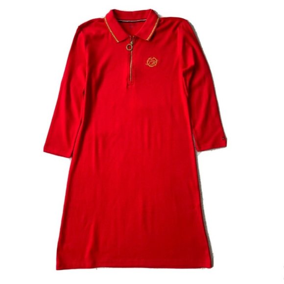 Tommy Hilfiger Women's Long Sleeve Polo Dress Size: S - Picture 1 of 3